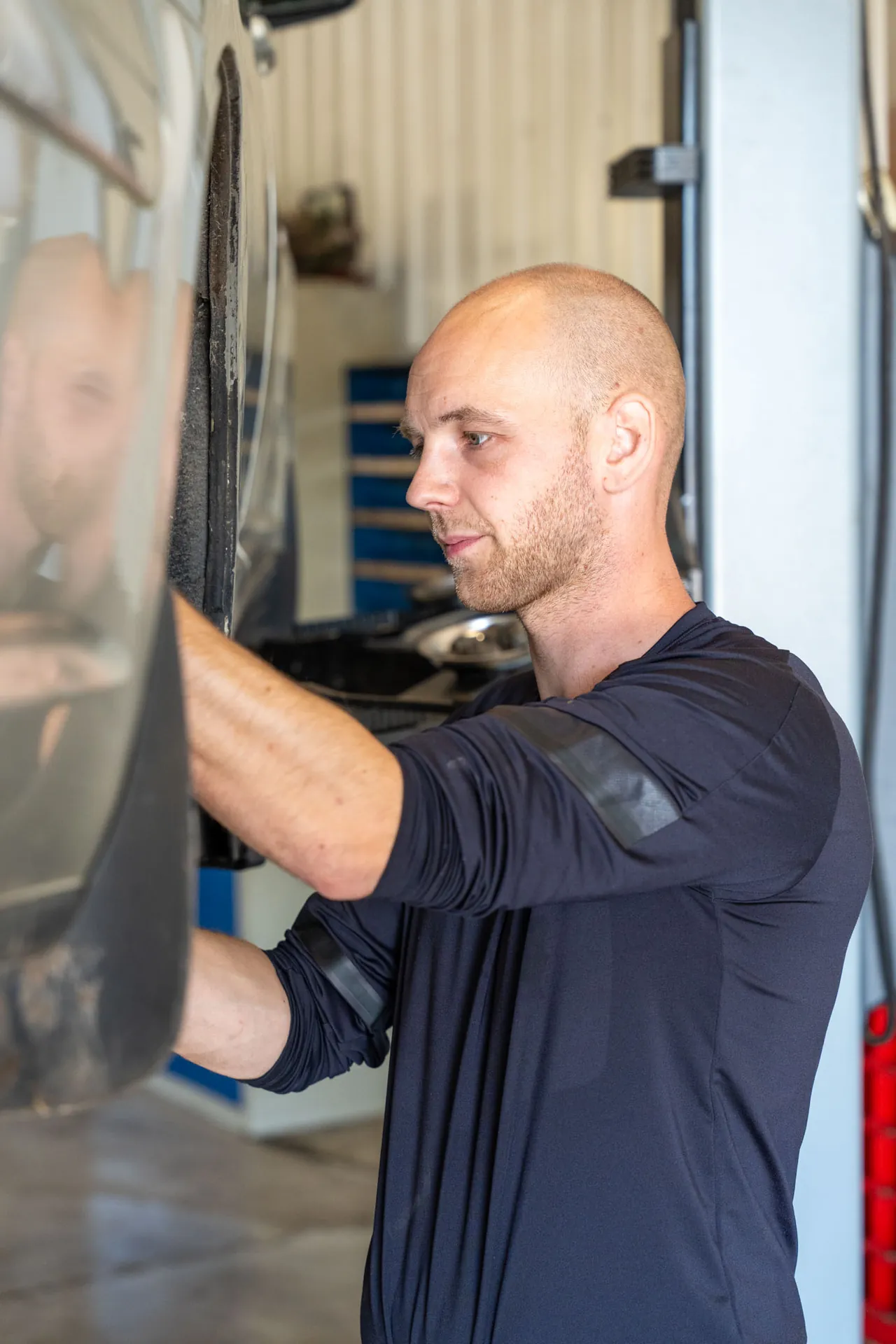 Reparation af stenslag i bilrude